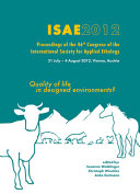 ISAE 2012 : proceedings of the 46th Congress of the International Society of Applied Ethology, 31 July-4 August 2012, Vienna, Austria : quality of life in designed environments /