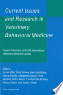 Current issues and research in veterinary behavioral medicine : papers presented at the fifth veterinary behavior meeting /