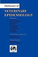 Dictionary of veterinary epidemiology /