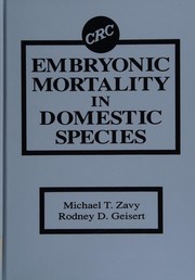 Embryonic mortality in domestic species /