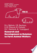Research and development in relation to farm animal welfare /