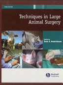 Techniques in large animal surgery.