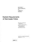 Nutrient requirements of warmwater fishes /