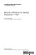 Recent advances in animal nutrition, 1983 /