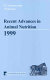 Recent advances in animal nutrition 1999 /