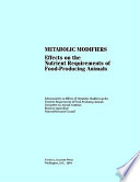 Metabolic modifiers : effects on the nutrient requirements of food-producing animals /