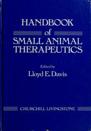 Handbook of small animal therapeutics /