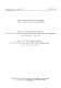 Rapport de la deuxieme consultation technique sur l'utilisation des especes pelagiques de petite taille dans la region mediterraneenne, Zadar, Yougoslavie, 7-10 mai 1985 /