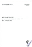 Report of the fifth session of the Advisory Committee on Fisheries Research : Rome, 12-15 October 2004.