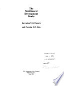 The Multilateral development banks : increasing U.S. exports and creating U.S. jobs.