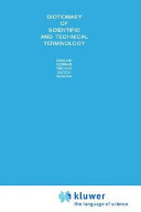 Dictionary of scientific and technical terminology /