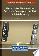 Quantitative measures and warranty coverage of the risk of misinforming /