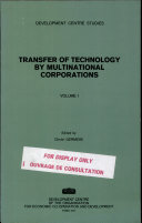 Transfer of technology by multinational corporations.