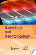 Nanoethics and nanotoxicology /
