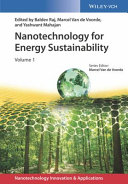 Nanotechnology for energy sustainability /