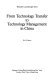 From technology transfer to technology management in China /