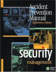 Accident prevention manual for business & industry : security management /