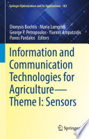 Information and Communication Technologies for Agriculture-Theme I: Sensors /
