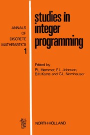 Studies in integer programming /
