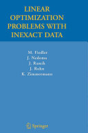 Linear optimization problems with inexact data /