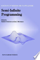 Semi-infinite programming /