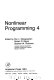 Nonlinear programming 4 : proceedings of the Nonlinear Programming Symposium 4 /