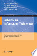 Advances in Information Technology : Third International Conference, IAIT 2009, Bangkok, Thailand, December 1-5, 2009. Proceedings /