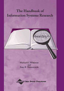 The handbook of information systems research /