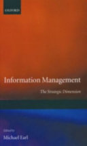 Information management : the strategic dimension /