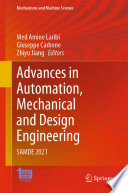 Advances in Automation, Mechanical and Design Engineering : SAMDE 2021 /