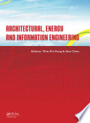 Architectural, energy and information engineering /