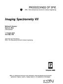 Imaging spectrometry VII : 1-3 August 2001, San Diego, USA /