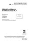 Materials and devices for photonic circuits II : 1-2 August, 2001, San Diego, USA /
