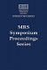 Microphotonics--materials, physics and applications : symposium held November 27-29, 2000, Boston, Massachusetts, U.S.A. /