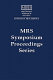 New materials for microphotonics : symposium held April 13-15, 2004, San Francisco, California, U.S.A. /