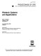 Photonic systems and applications : 27-30 November 2001, Singapore /