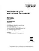 Photonics for space and radiation environments : 20-21 September 1999, Florence, Italy /