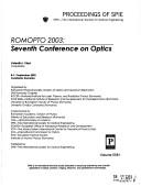ROMOPTO 2003 : Seventh Conference on Optics : 8-11 September 2003, Constantat, Romania /