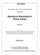 Wavefront distortions in power optics : August 27-28, 1981, San Diego, California /