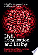 Light localisation and lasing : random and quasi-random photonic structures /