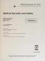 Optical security and safety : 11-12 December 2003, Warsaw, Poland : SOS'03 /