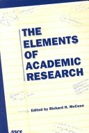 The elements of academic research /