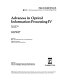 Advances in optical information processing IV : 18-20 April 1990, Orlando, Florida /