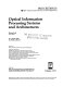 Optical information processing systems and architectures : 8-11 August 1989, San Diego, California /