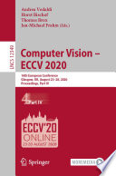 Computer Vision - ECCV 2020 : 16th European Conference, Glasgow, UK, August 23-28, 2020, Proceedings, Part IV /