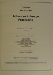 Advances in image processing : 31 March-3 April 1987, The Hague, The Netherlands /