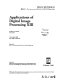 Applications of digital image processing XIII : 10-13 July 1990, San Diego, California /