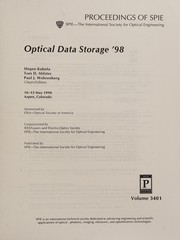 Optical data storage '98 : 10-13 May 1998, Aspen, Colorado /