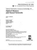 Optical information science & technology : optical memory and neural networks : 27-30 August 1997, Moscow, Russia /