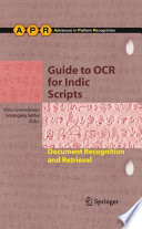 Guide to OCR for Indic scripts : document recognition and retrieval /